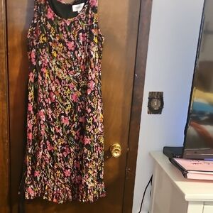 Studio Floral Sleeveless Dress - Pink and Yellow